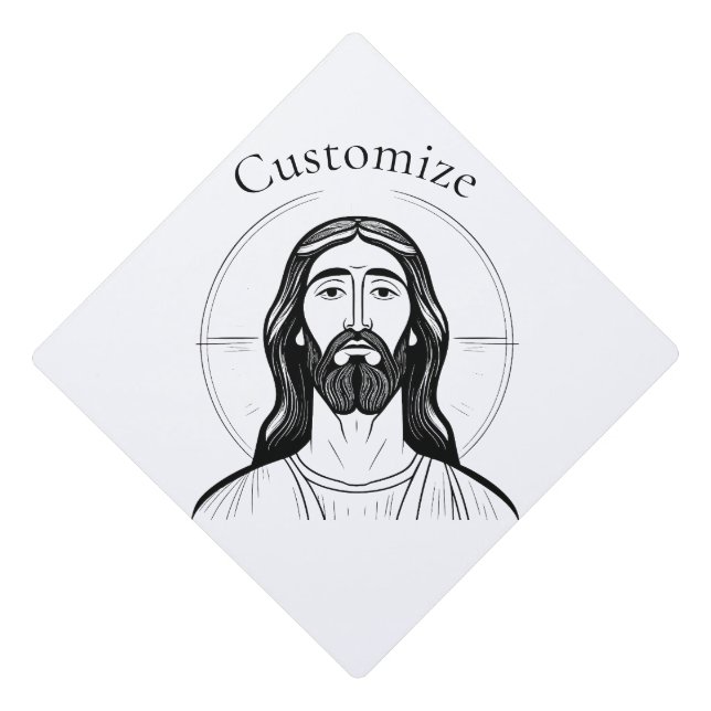 Toque De Diplômé Thunder_Cove de Jésus-Christ (Devant)