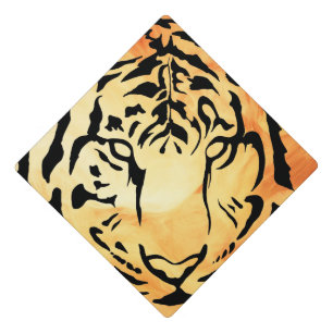 Toque De Diplômé Tiger gros portrait
