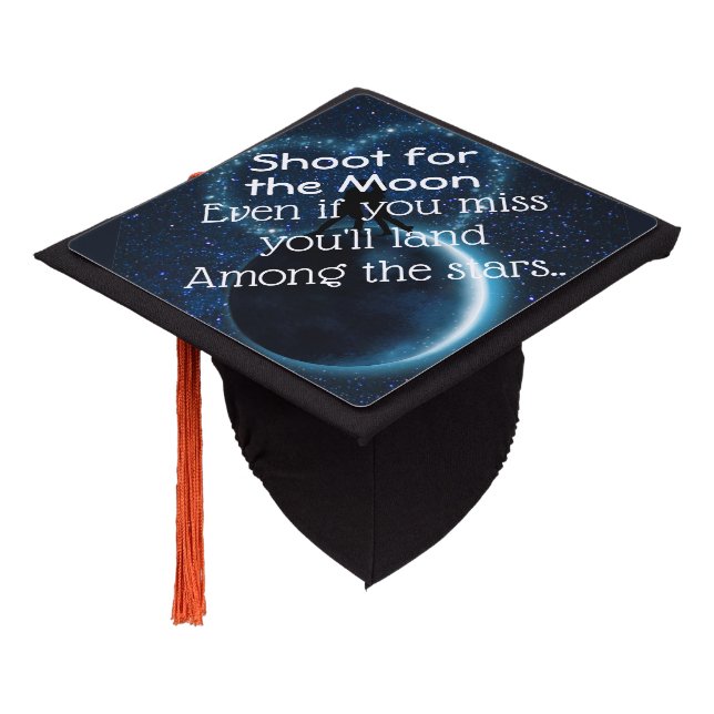 Toque De Diplômé Tir pour la lune (Incliné)