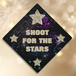 Toque De Diplômé Tirez pour les Étoiles Galaxie Étoile Filante Doré