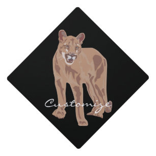 Toque De Diplômé Tonnerre-Cove du Lion de la montagne Cougar Puma