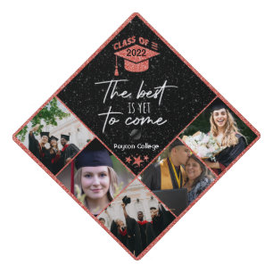 Toque De Diplômé Topper de capot de graduation photo personnalisée