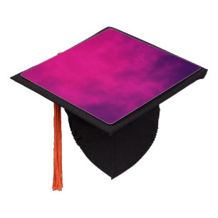 Toque De Diplômé Topper de capuchon de graduation en néon rose pers