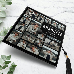 Toque De Diplômé Topper de capuchon de graduation multi-photo moder