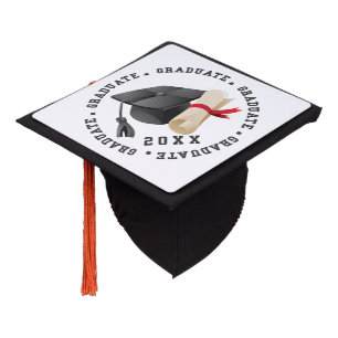 Toque De Diplômé Topper de Casquette de grade et de grade