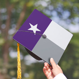 Toque De Diplômé Topper du capuchon de graduation du drapeau de l'É