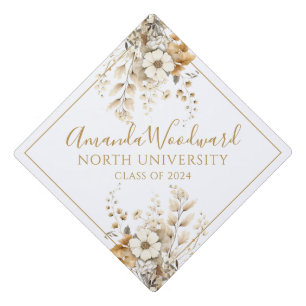 Toque De Diplômé Toppers Casquette Fleur sauvage rustique