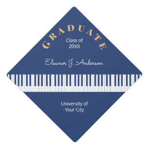 Toque De Diplômé Touches de piano personnalisées Clavier musical de