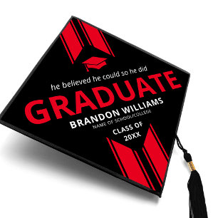 Toque De Diplômé Trendy Guy 2025 Graduation Cap Topper