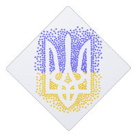 Trident heraldique ukrainien tryzub étoiles disper