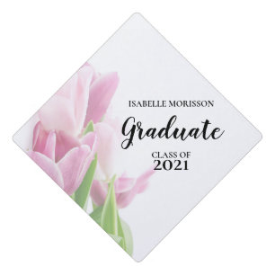 Toque De Diplômé Tulipes roses