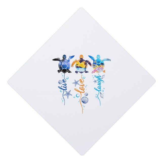 Toque De Diplômé Turtle Live Love Lauder (Devant)