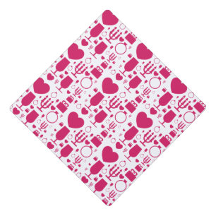 Toque De Diplômé Valentines éléments de jour motif