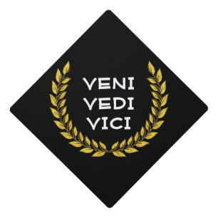Toque De Diplômé Veni Vidi Vici Décoration de Pompon