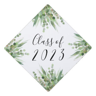 Toque De Diplômé Verdure d'eucalyptus