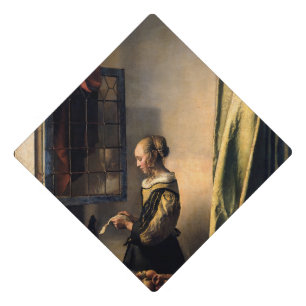 Toque De Diplômé Vermeer - Fille lisant une lettre à une fenêtre ou
