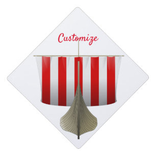 Toque De Diplômé Viking Ship Sailing Thunder_Cove