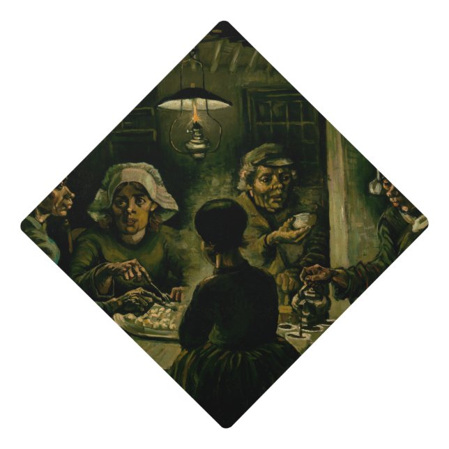 Toque De Diplômé Vincent van Gogh - Les mangeurs de pommes de terre (Devant)