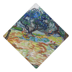 Toque De Diplômé Vincent van Gogh - Oliviers : Ciel bleu vif