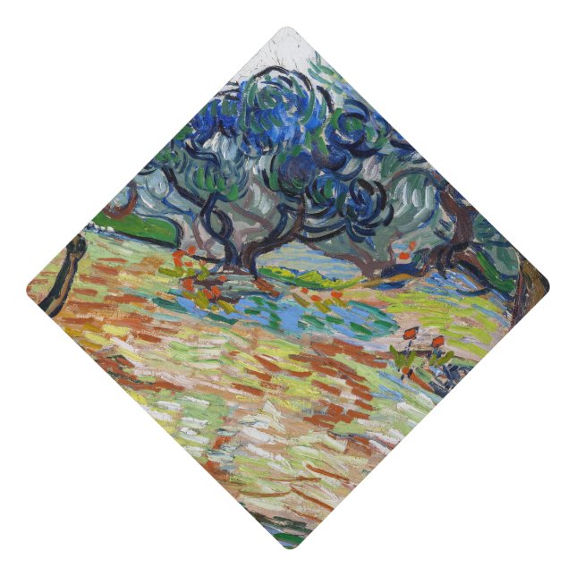 Toque De Diplômé Vincent van Gogh - Oliviers : Ciel bleu vif (Devant)