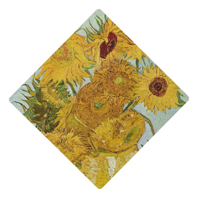Toque De Diplômé Vincent Van Gogh - Vase avec douze tournesols (Devant)