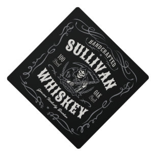 Toque De Diplômé Vintage Liqueur AJOUTER NOM Old Grim Reaper Whiske
