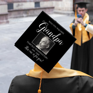 Toque De Diplômé Vous auriez aimé être ici   Mémorial photo