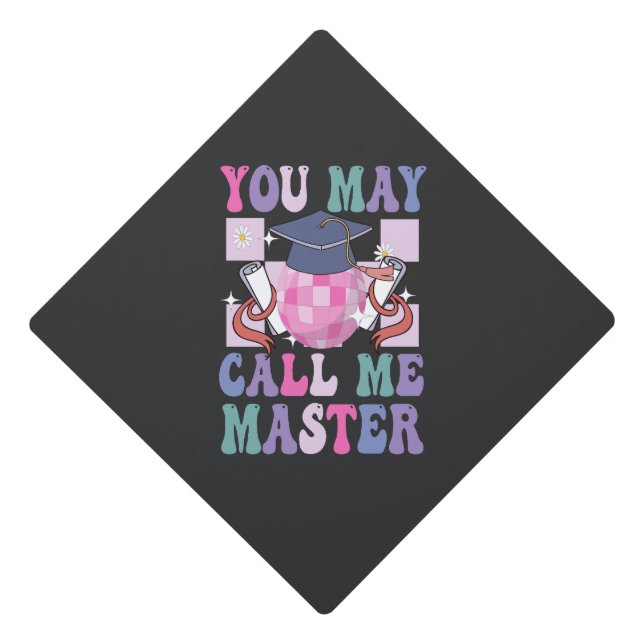 Toque De Diplômé Vous pouvez m'appeler Master Funny 2024 Graduation (Devant)