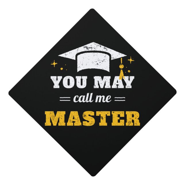 Toque De Diplômé Vous Pouvez M'Appeler Master II (Devant)