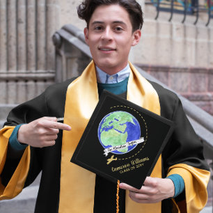 Toque De Diplômé Voyageur du monde que l'aventure commence