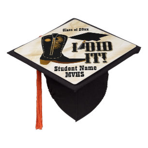 Toque De Diplômé Western Cowboy Boot - Graduation