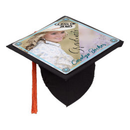 Toque De Diplômé Western Cowgirl photo Graduation Tassel Topper