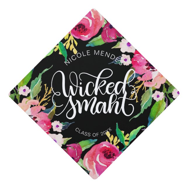 Toque De Diplômé Wicked smaht - Funny Empower Feminine (Devant)
