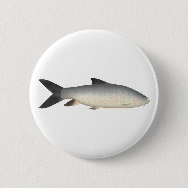 Tor Mahseer 2 Inch Round Button (Front)