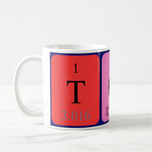 Tora periodic table name mug