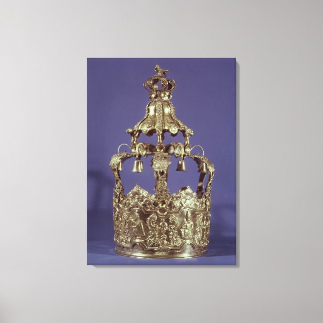 Torah Crown Canvas Print (Front)