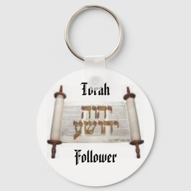 Torah Follower Keychain (Front)