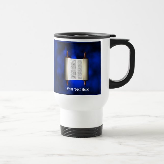 Torah Light Travel Mug (Right)