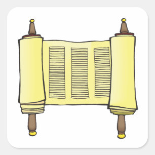 Torah Square Sticker
