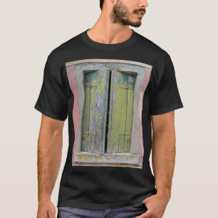 Torcello Shutters - Image on Front T-Shirt