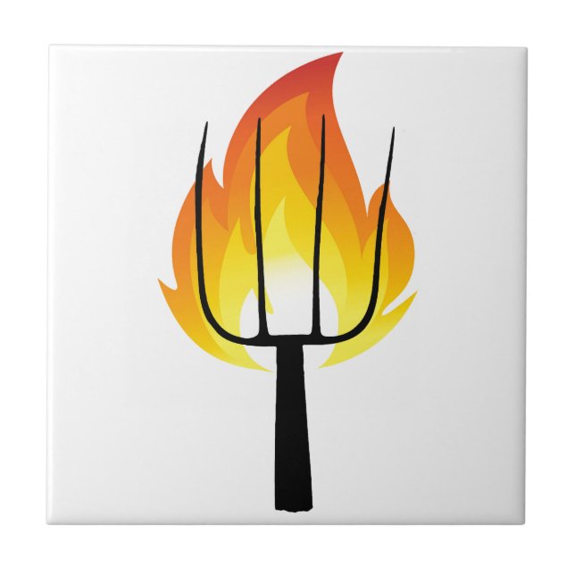 Torch and Pitchfork Tile (Front)