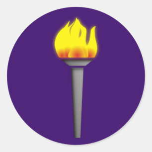 torch classic round sticker