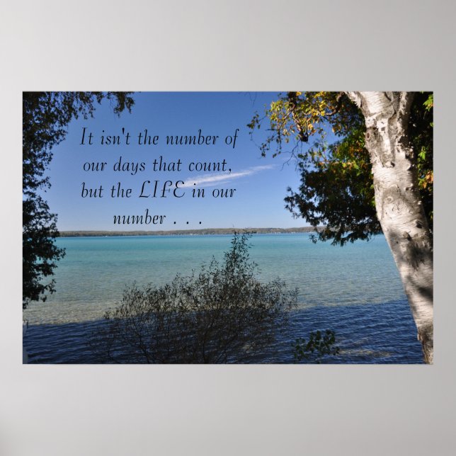 Torch Lake, MI Inspirational Poster (Front)