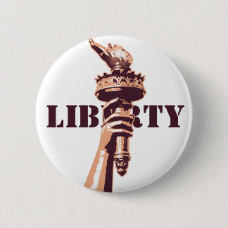 Torch of Liberty 2 Inch Round Button