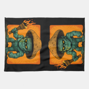 Torch & Temper – Mushroom Beast Design Kitchen Towel