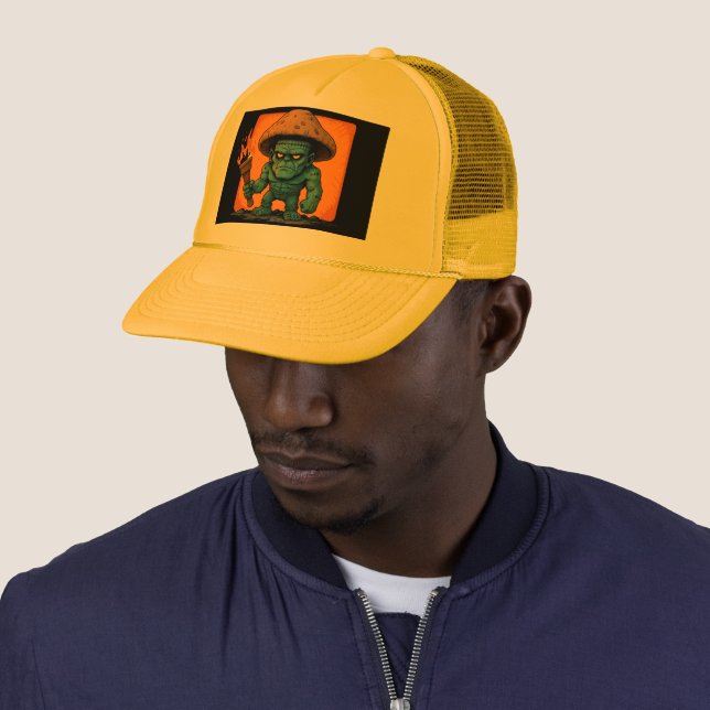 Torch & Temper-Mushroom Beast Trucker Hat (In Situ)
