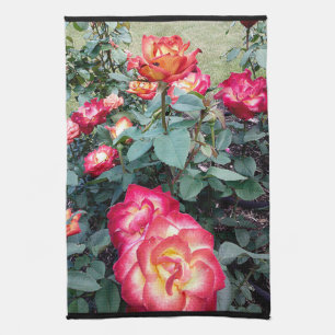 Torchon à main MULTI COLORÉ ROSE