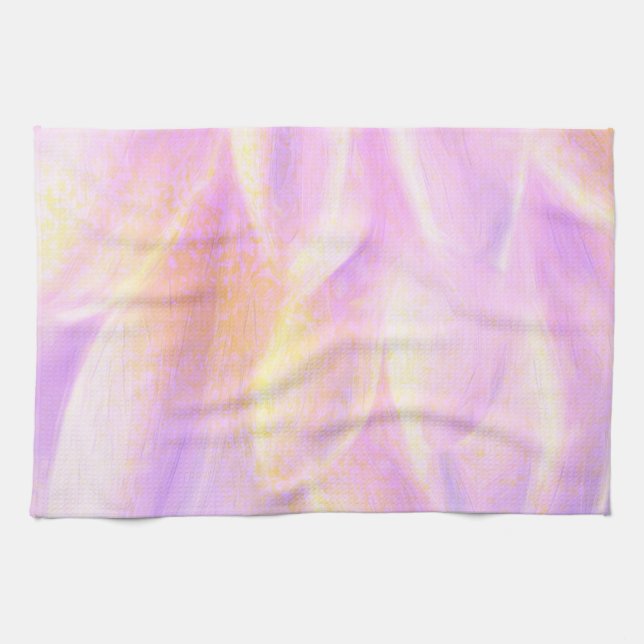 Torchon de cuisine à pétales roses 40,64 cm x 60,9 (Horizontal)