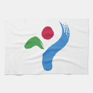 Torchon de cuisine avec drapeau de Séoul