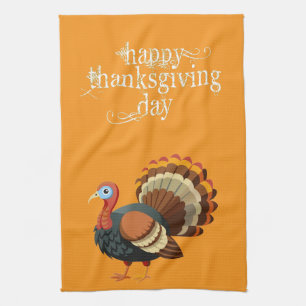 Torchon de cuisine de Thanksgiving dinde